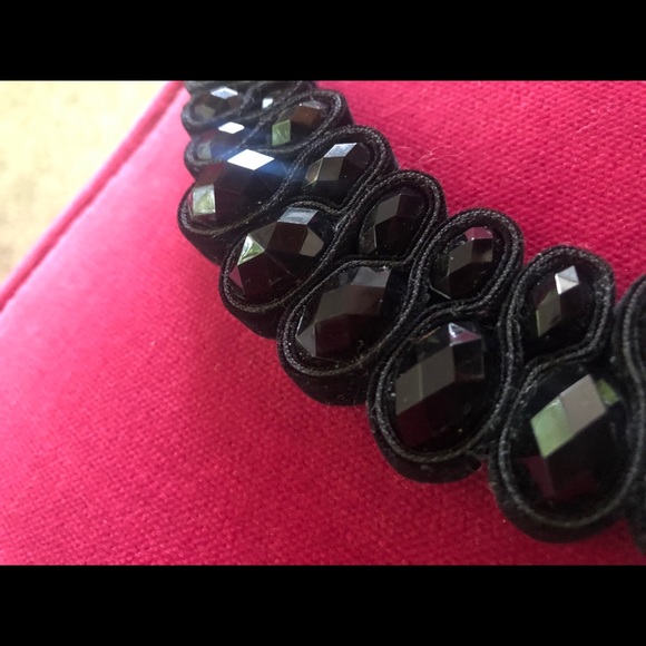 Artisan Black Beaded Necklace - Picture 5 of 5